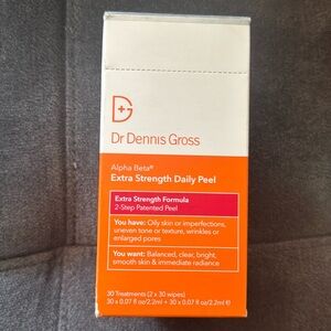 Orange and White Skincare Peel